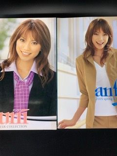 OL制服カタログ anfuni アンフニ 2005 春夏　秋冬　2冊セット　蛯原友里　押切もえ　徳澤直子　堀内葉子　西山茉希