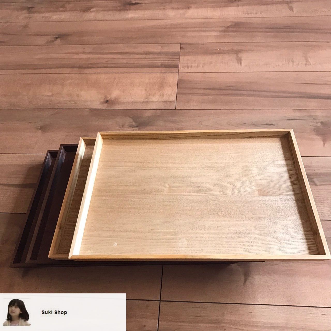 木製トレイ　５枚　木製トレー 新品 木製トレー 5枚セット 木 トレイ お盆 お食事トレイ