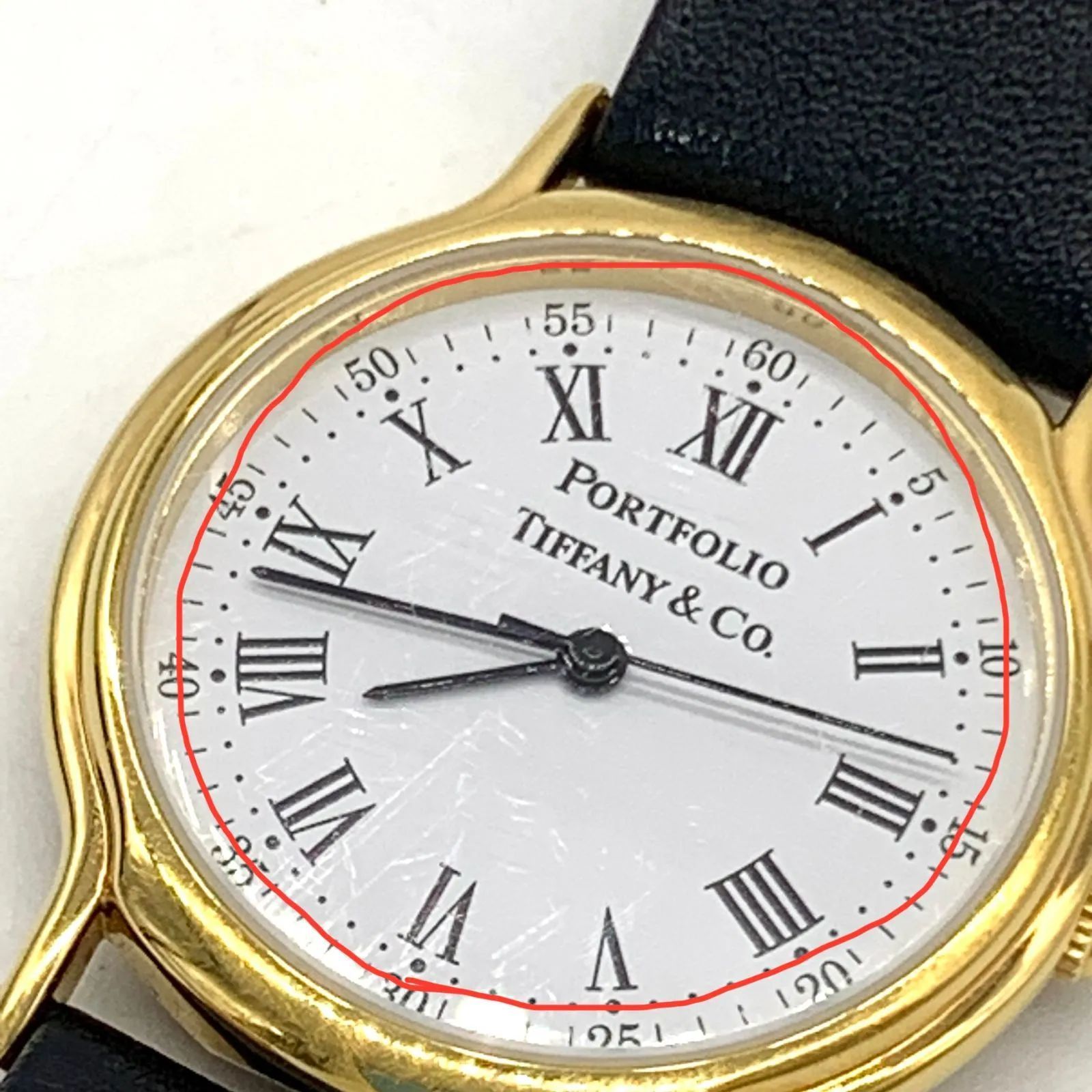 TIFFANY Co. ティファニー メンズ クォーツ 腕時計 白文字盤