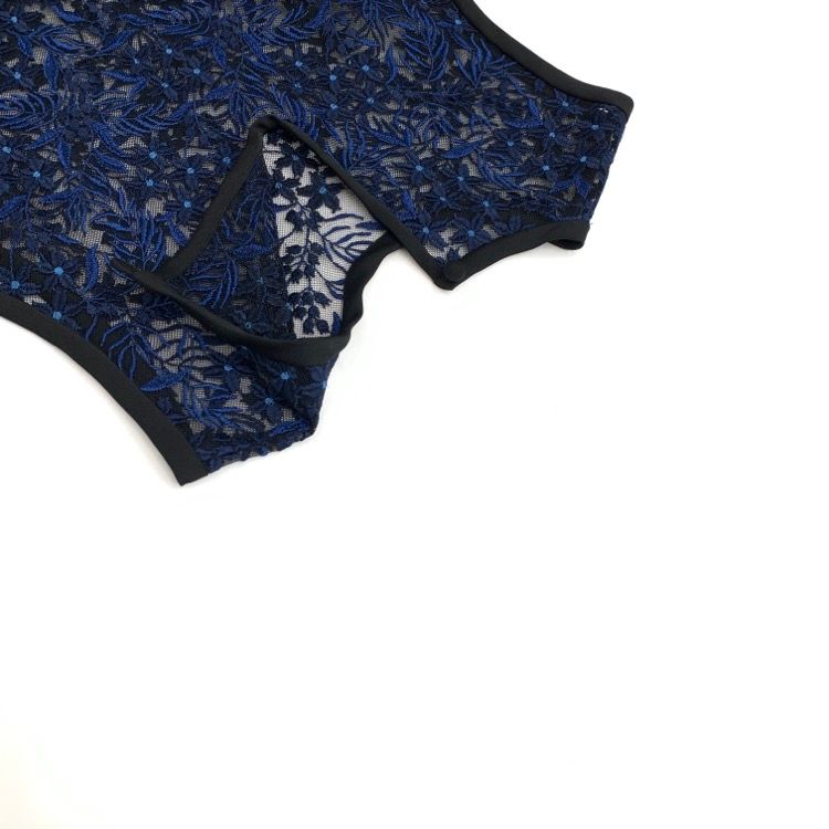 Mame Kurogouchi マメクロゴウチ Tulle Embroidered Top チュール