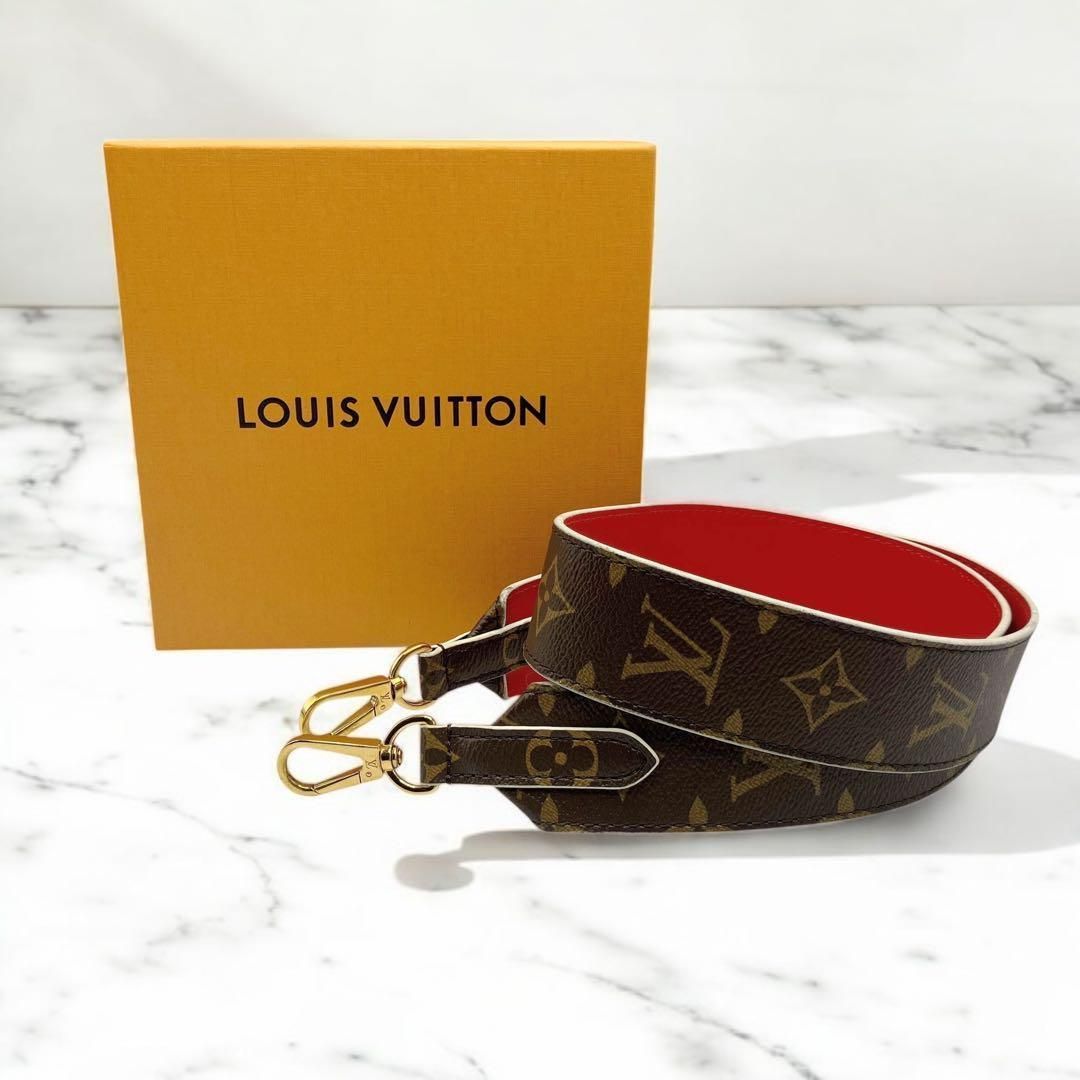 ルイヴィトン モノグラム ショルダーストラップ レッド
