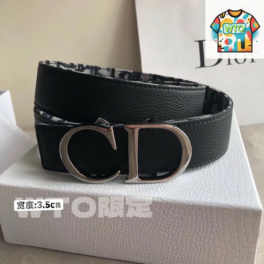 Dior ベルト 美品 今日WTO】DIOR ダブルフェイスユニセックスベルト-MQ78 - メルカリ