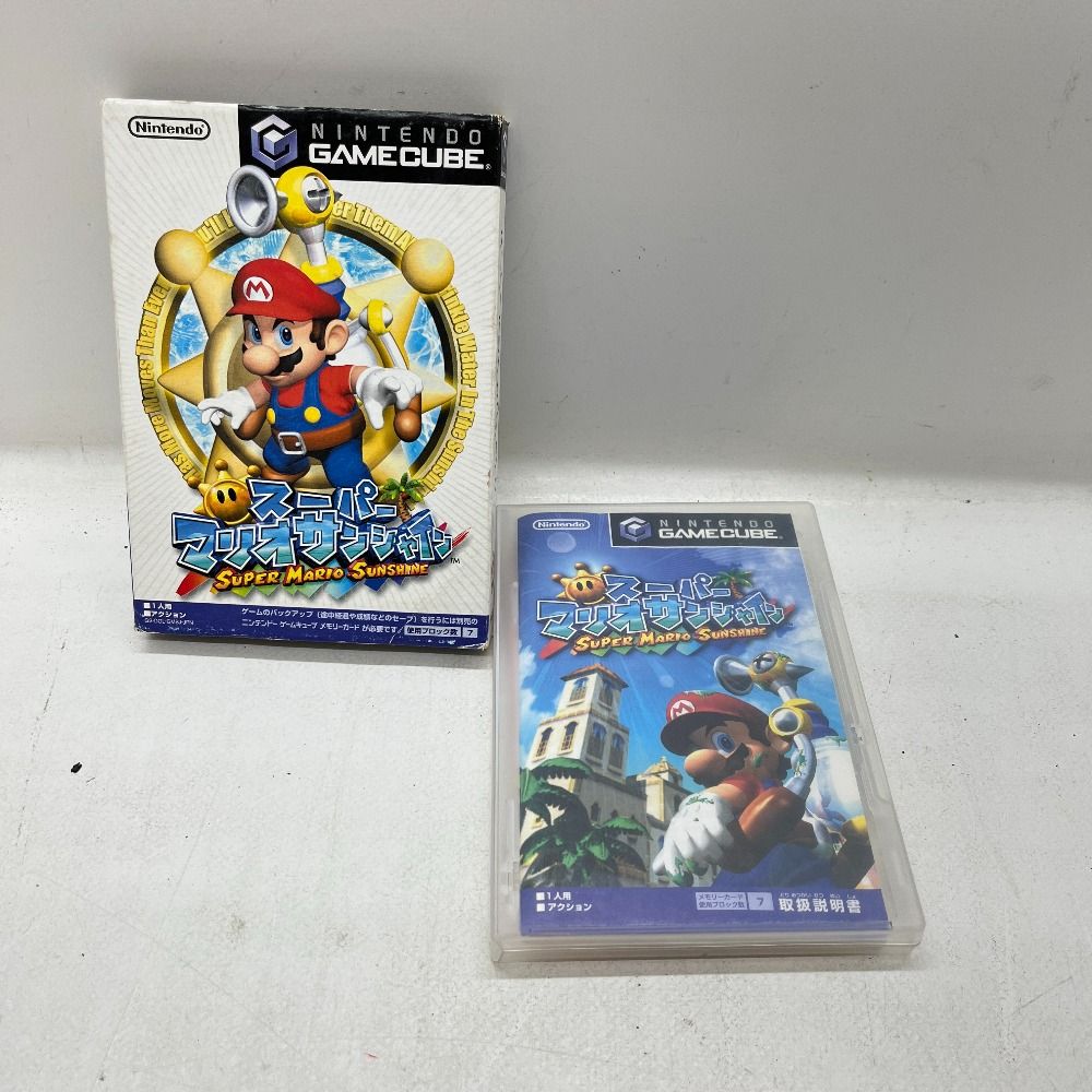 06w2306 ニンテンドー  スーパーマリオサンシャイン  レトロソフト  ゲームソフト  ゲームキューブ  【中古品】