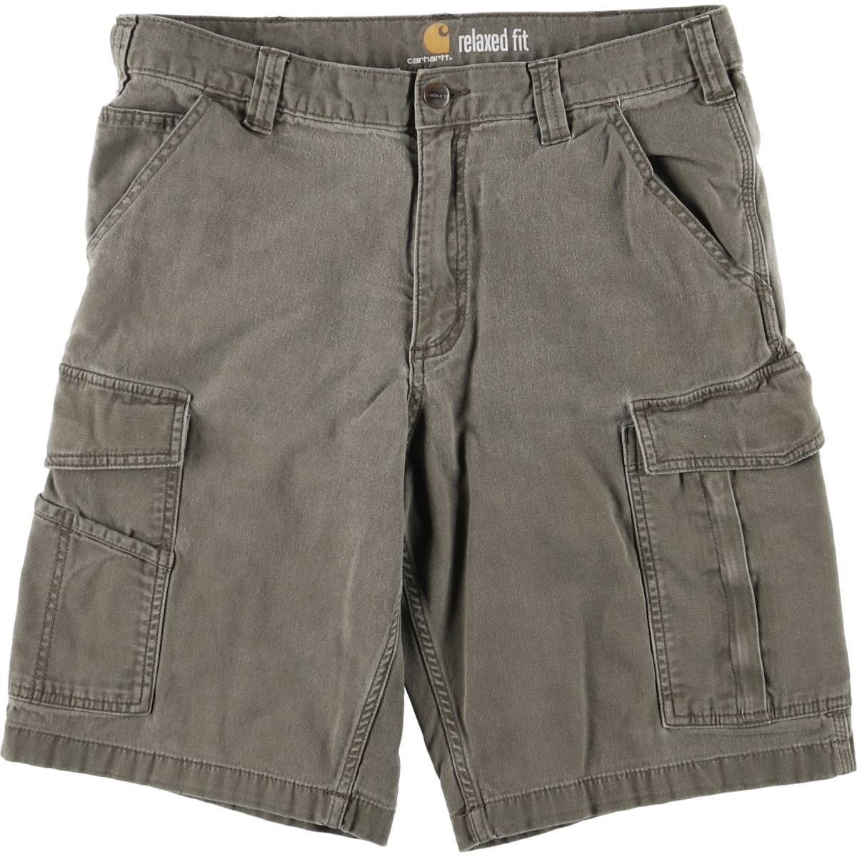 古着 カーハート Carhartt RELAXED FIT ダック カーゴショーツ ハーフパンツ メンズw33相当|eaa546607