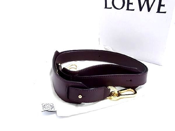 □新品□未使用□ LOEWE ロエベ レザー ゴールド金具 バッグ用