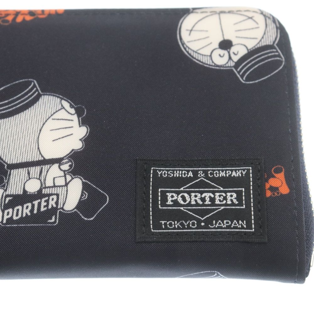 ドラえもん　PORTER コラボウォレット　カラビナ　未使用 ポーター×「ドラえもん」コラボバッグ、“鈴”カラビナ付き2WAY