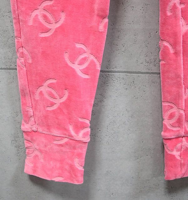CHANEL シャネル　ココマーク　ベロア　パンツ CHANEL - 未使用品 CHANEL シャネル ヴィンテージ ココマーク ベロア