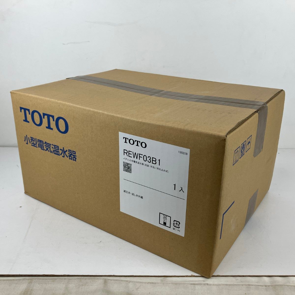 ЗЗTOTO トートー 100V 貯湯量約3L パブリック用電気温水器 REWF03B1