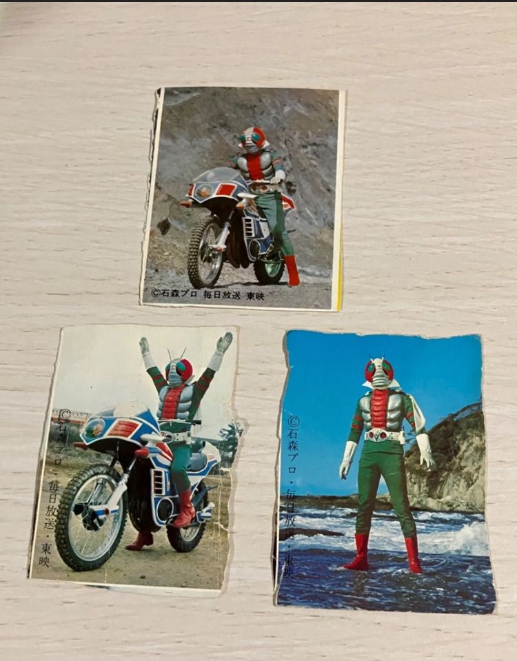 レインボーマン 仮面ライダーV3 ミニカード 大量 まとめ売り 当時物】レインボーマン 仮面ライダーV3 など ミニカード 大量
