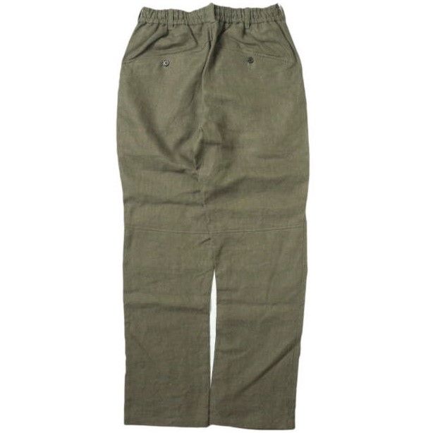 新品 山内 ヤマウチ 22SS 日本製 ヘンプスエード・立体切り替えパンツ 