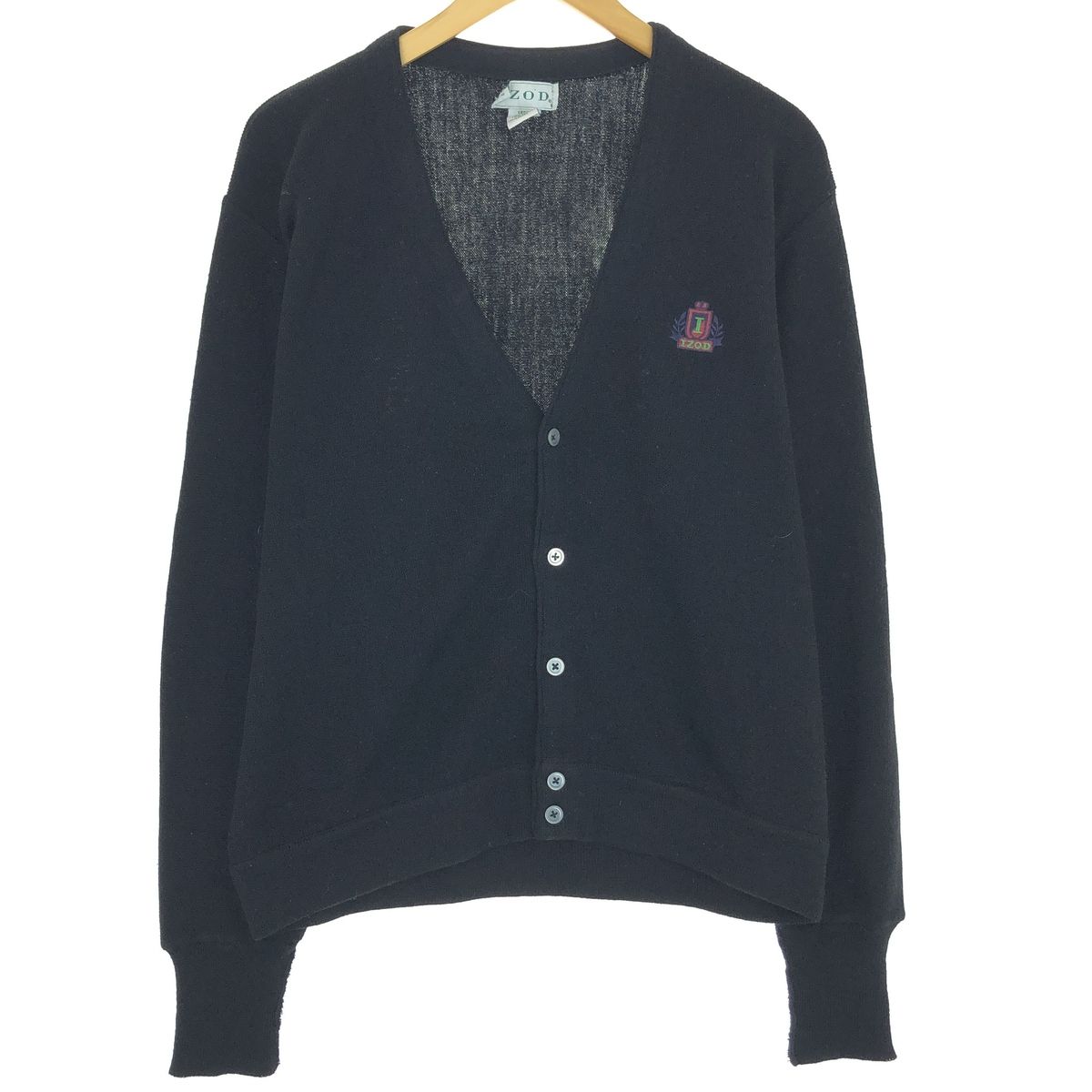 古着 アイゾッド IZOD アクリルニットカーディガン メンズL/eaa441316