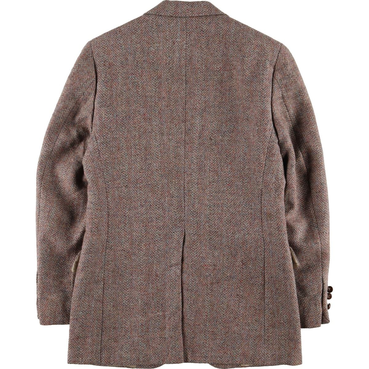 古着 90年代 ハリスツイード Harris Tweed ヘリンボーン ウール 