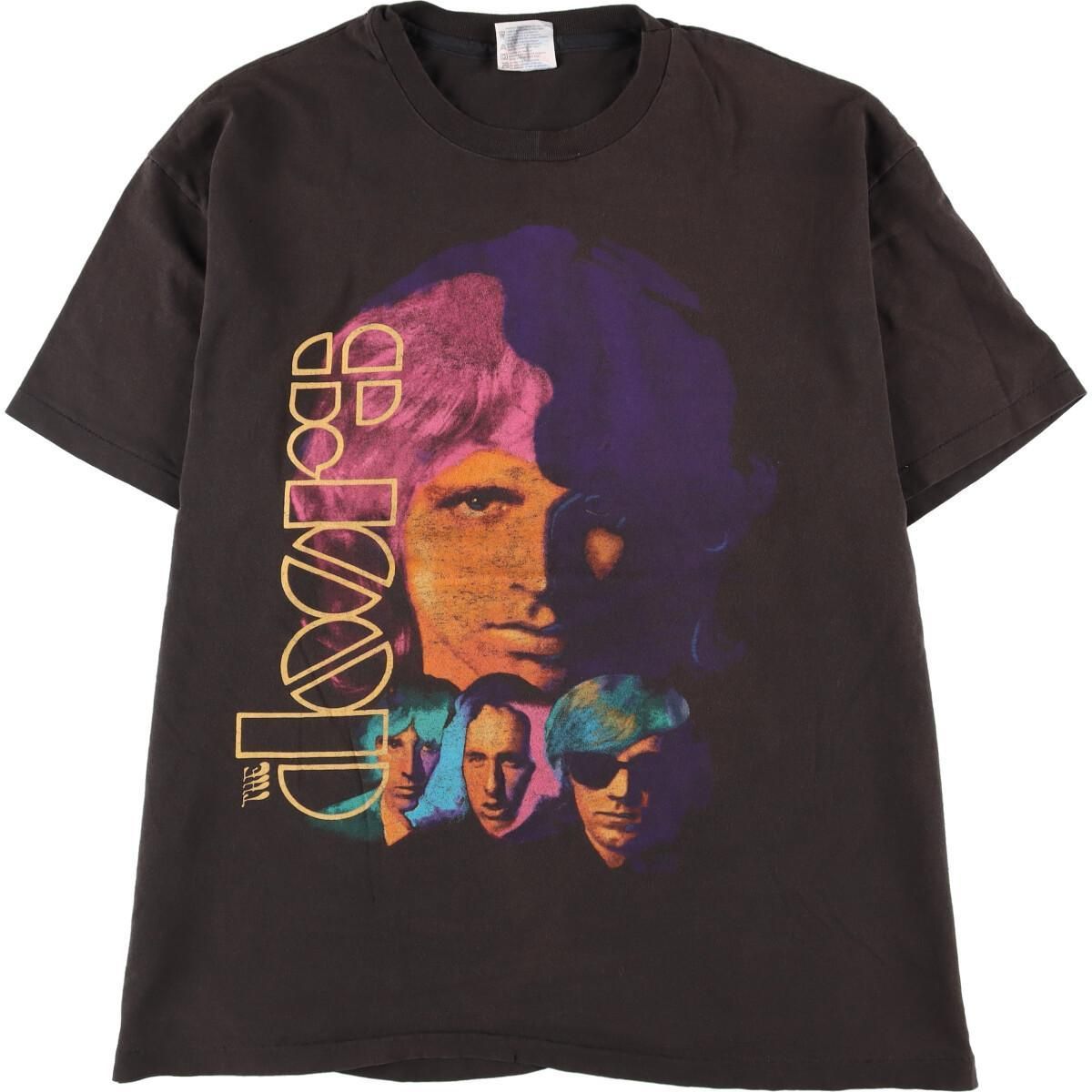 高価買蔵 【XL】90s USA製 Hanes The Doors Tシャツ ビンテージ 
