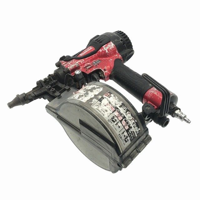 品 makita マキタ 50mm サイディング用 高圧 エア釘打機 AN510HS ケース付 エア釘打ち機 コイルネイラ 外装工事117515