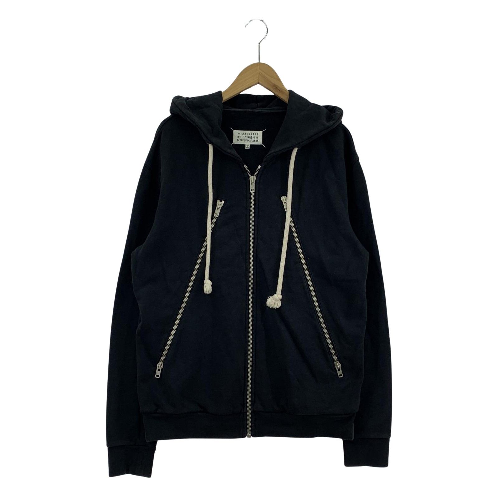 美品 Maison Margiela 19AW ハの字 ライダース 黒 48 新着入荷Maison