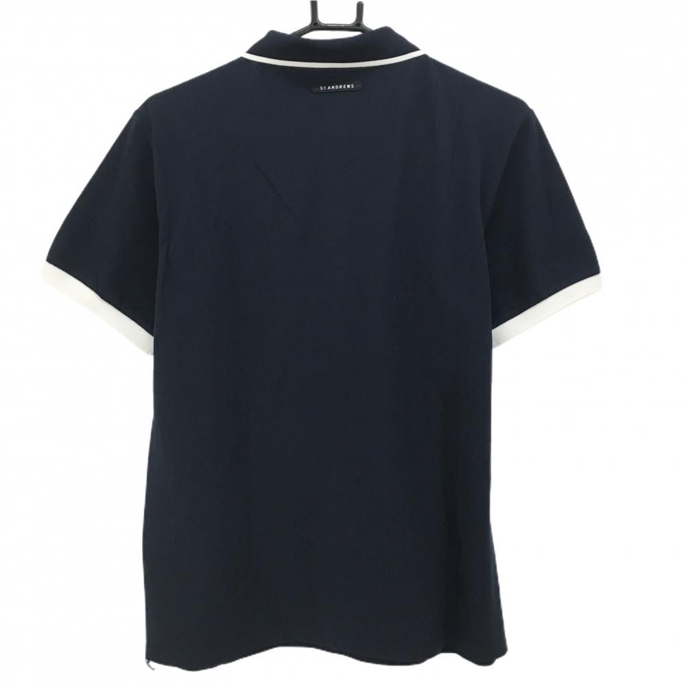 美品セントアンドリュースゴルフポロシャツ　値下げ ☆値下げ☆超美品セントアンドリュース 半袖ポロシャツ 黒