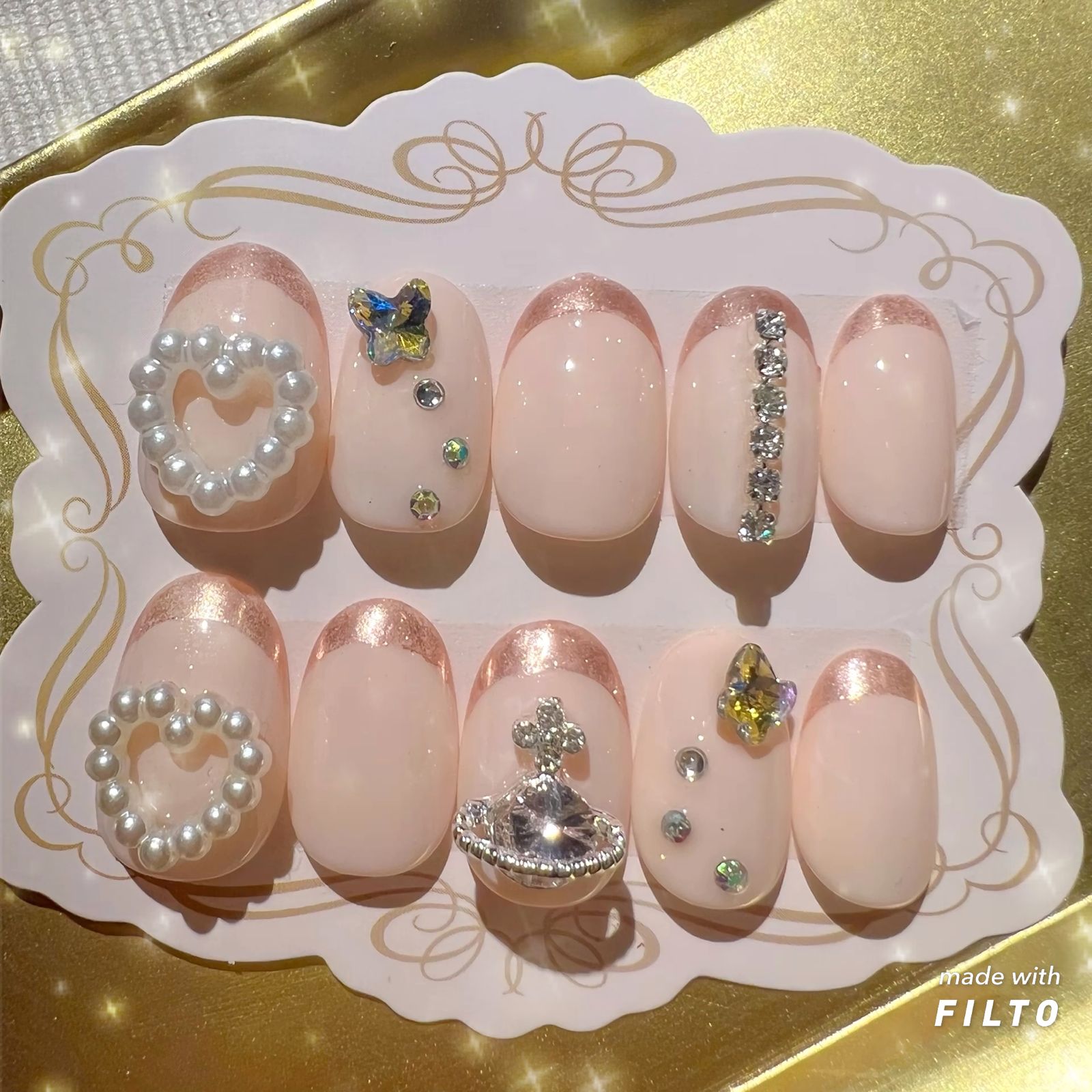 ニュアンスネイル ピンクネイル 量産型 フレンチガーリー 地雷系 