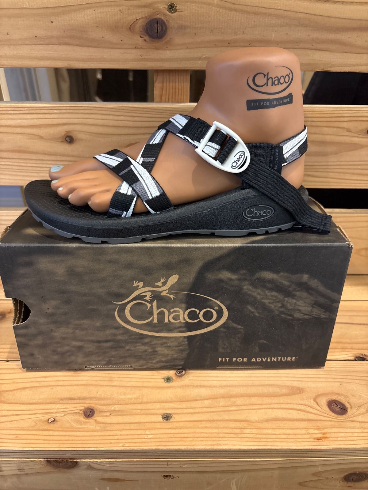Chaco W s Zクラウド BLACK|WHITE サンダル