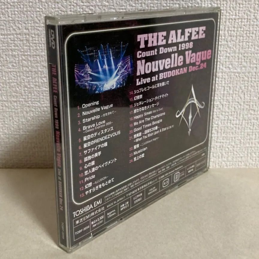 ミュージック DVD THE ALFEE 1998 Nouvelle Vague 廃盤 THE ALFEE DVD Count Down 1998 Nouvelle Vague Live at
