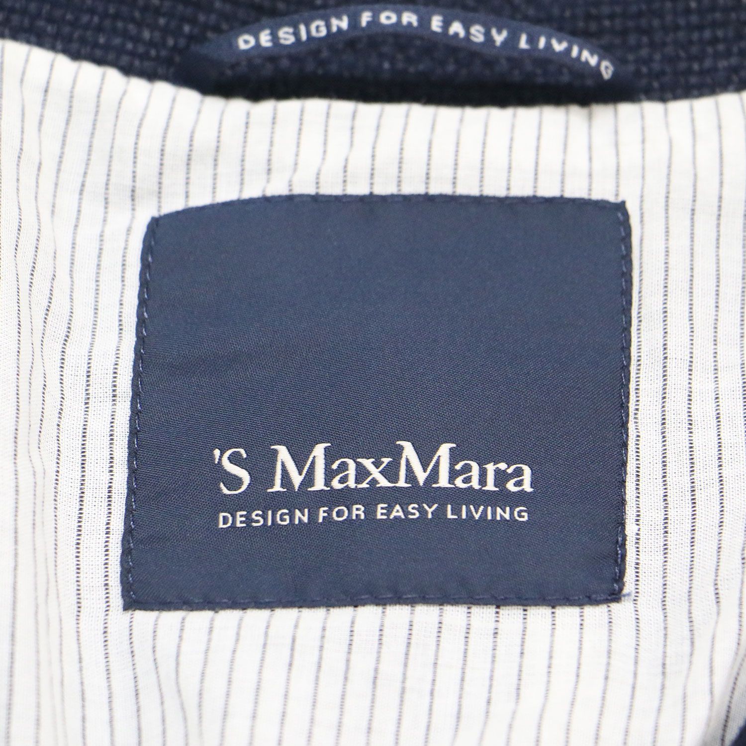 S Max Mara エス マックスマーラ ジャケット ネイビー 紺 サイズ:38 S