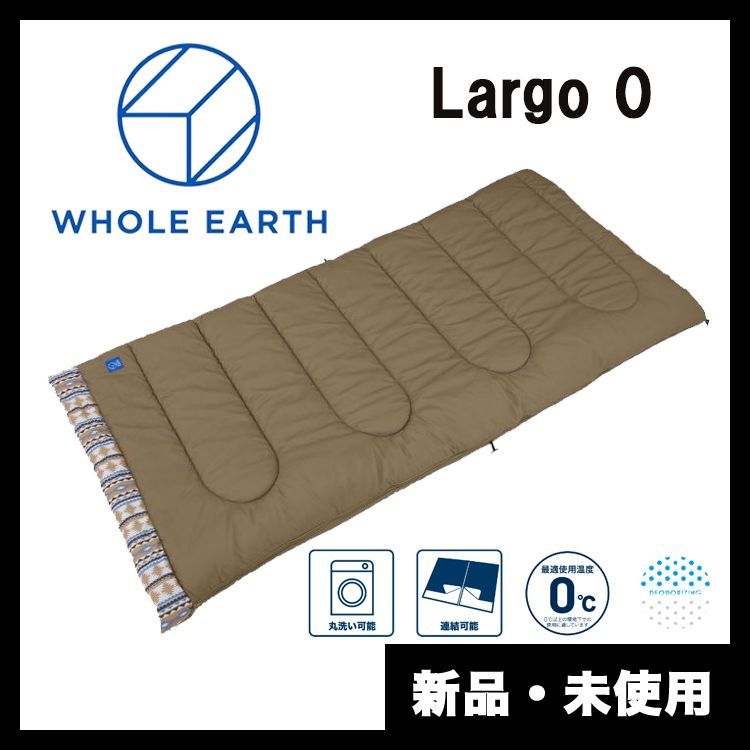 Whole Earth ホールアース LARGO 0 封筒型シュラフ 寝袋 クッション 消臭 アウトドア パッカブル 60846577 0515 -  メルカリ