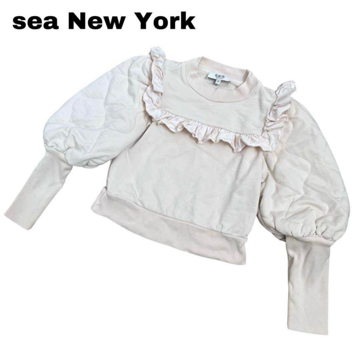 sea New York フリルドッキングスウェット