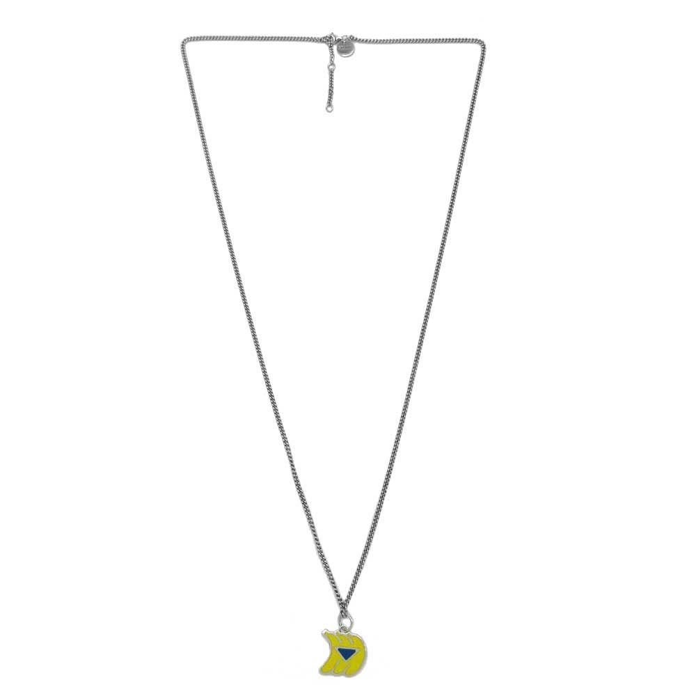 プラダ ネックレス アクセサリー PRADA シルバー Ag 925 バナナ