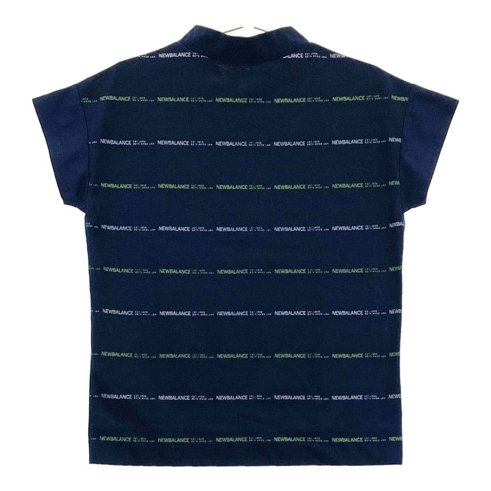 サイズ：0 NEW BALANCE GOLF ニューバランス  ハイネック 半袖Tシャツ  ネイビー系 [240101487216] ゴルフウェア レディース ストスト サイズ：0 NEW BALANCE GOLF ニューバランス ハイネック半袖T