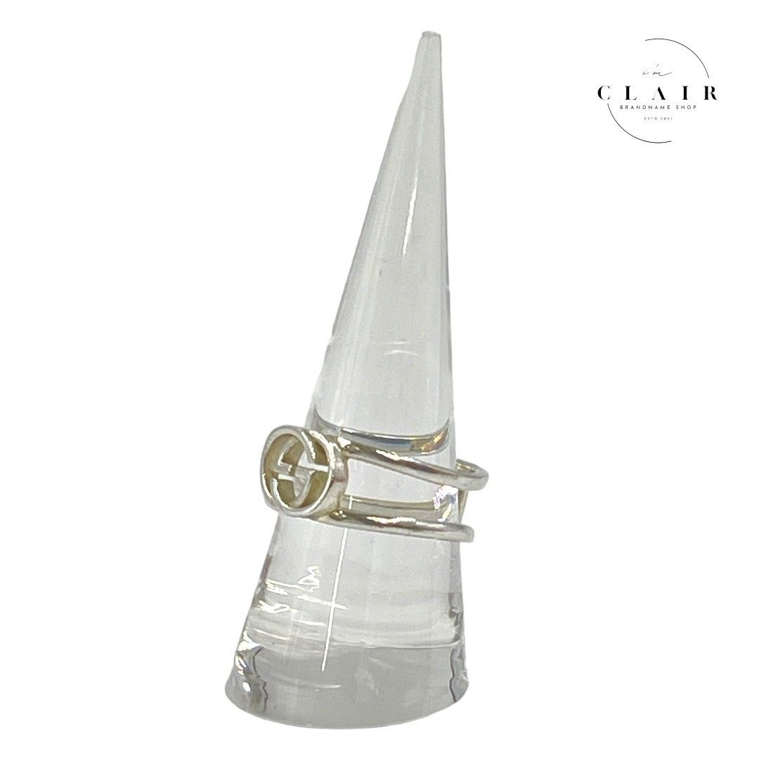 GUCCI グッチ インターロッキングG SV925 ブリットリング 指輪