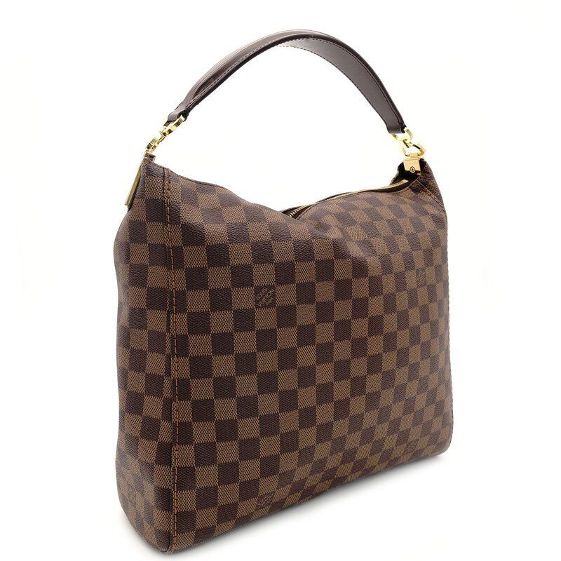 ルイヴィトン LOUIS VUITTON ポートベローPM ショルダーバッグ ダミエ PVC レザー ブラウン 7-9-525