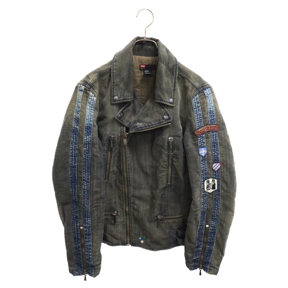 DIESEL 黒 ミリタリージャケット M