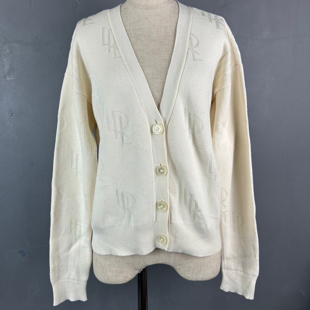 LAUREN RALPH LAUREN Logo Sweater Cardigan ローレンラルフローレン 