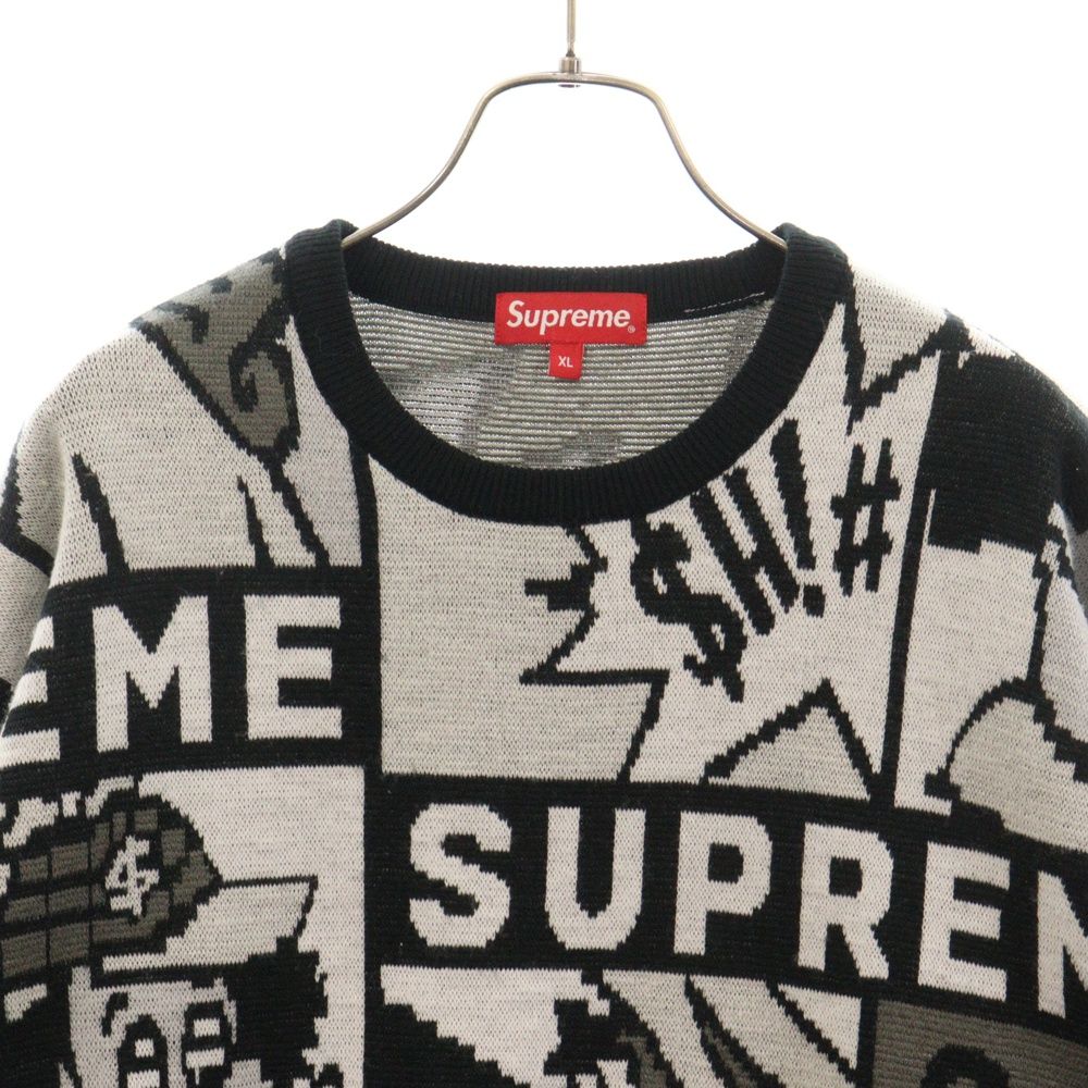 SUPREME (シュプリーム) 20SS Cartoon Sweater カートゥーンデザイン