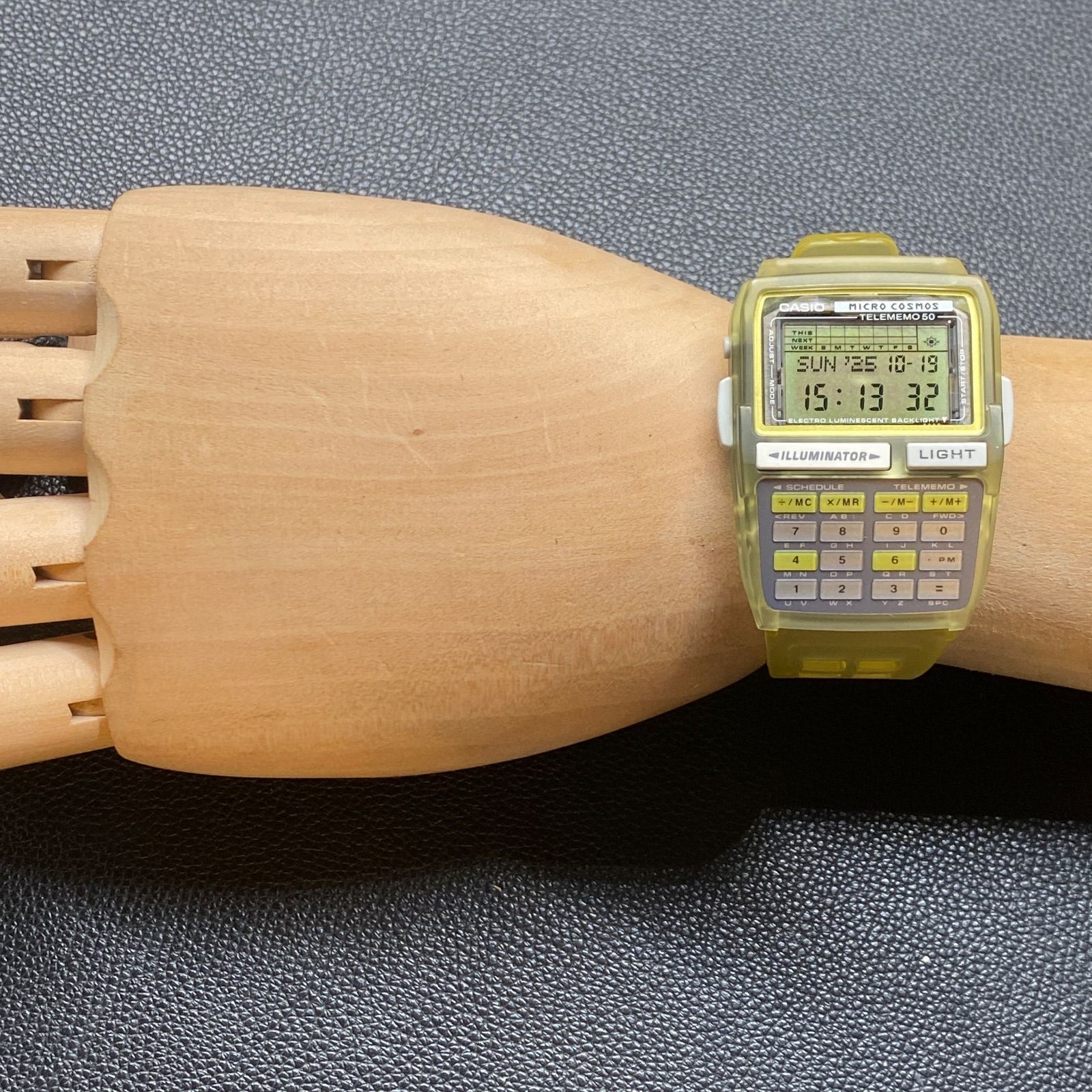 レア 希少 CASIO カシオ DBC-63 データバンク デジタル スケルトン 