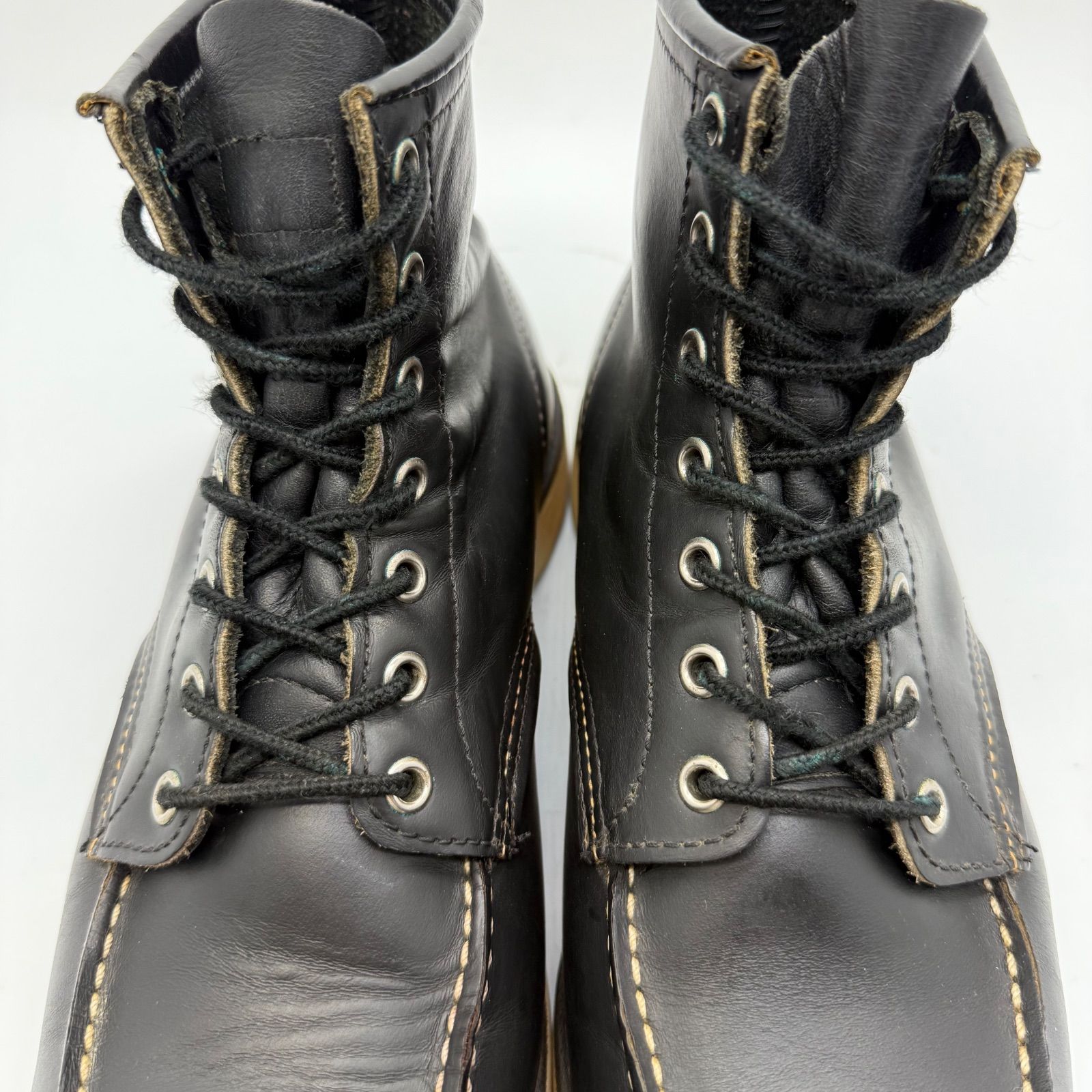 旧モデルREDWING 8130 モックトゥ ブラッククローム 9EE 羽根タグ 旧モデルREDWING 8130 モックトゥ ブラッククローム 9EE 羽根