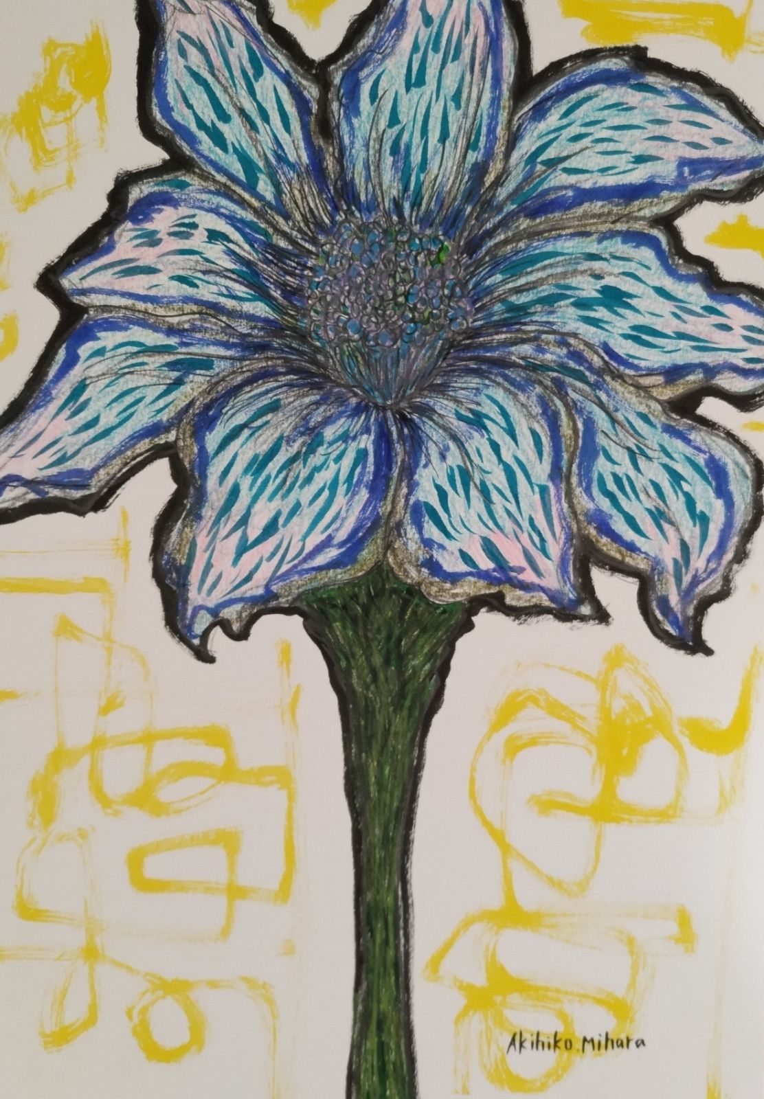 N*）様 「 優しさへの祝福 」｜絵画 原画 抽象画 絵 動物画 ドローイング に*け様 「 余命1年 」｜絵画 原画 抽象画 絵 動物画