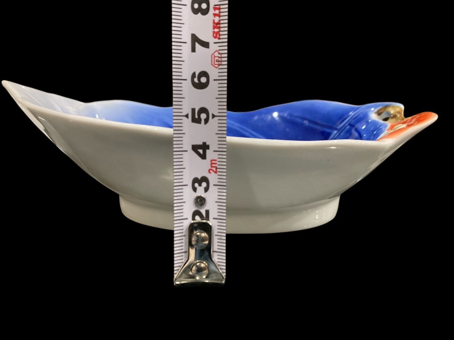 宮内庁御用達　深川製磁　柿形鉢　お皿　食器　和食器　希少　AR4.6【F】 宮内庁御用達 深川製磁 中鉢 柿形鉢 鉢 レトロ アンティーク 和食器 和