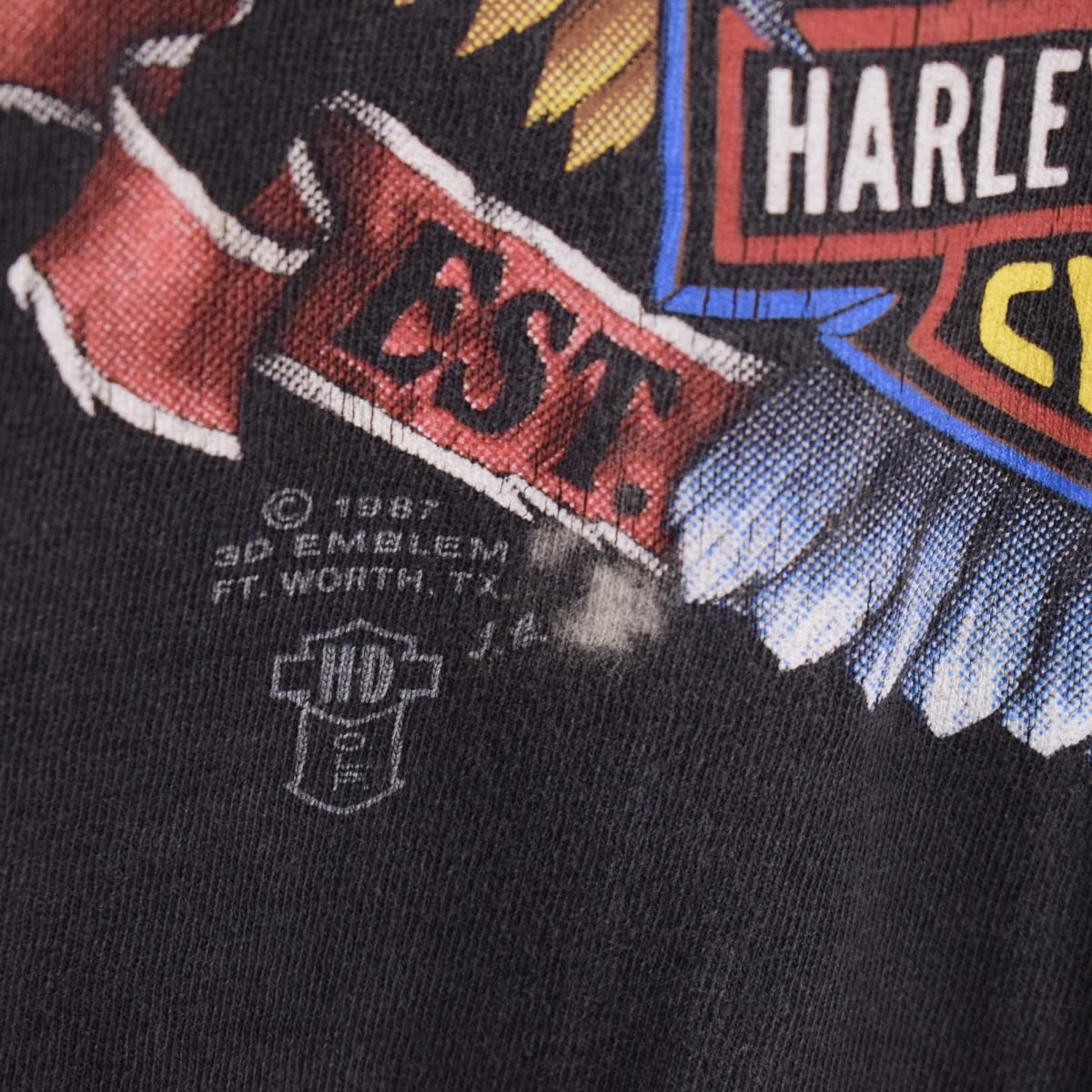 古着 80年代 ハーレーダビッドソン Harley-Davidson 3D EMBLEM 古着 80年代 ハーレーダビッドソン Harley-Davidson 3D EMBLEM