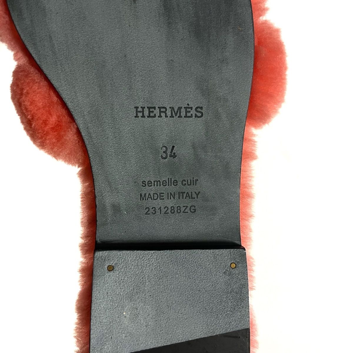 HERMES(エルメス) サンダル 34 レディース オラン H231288Z ローズ 