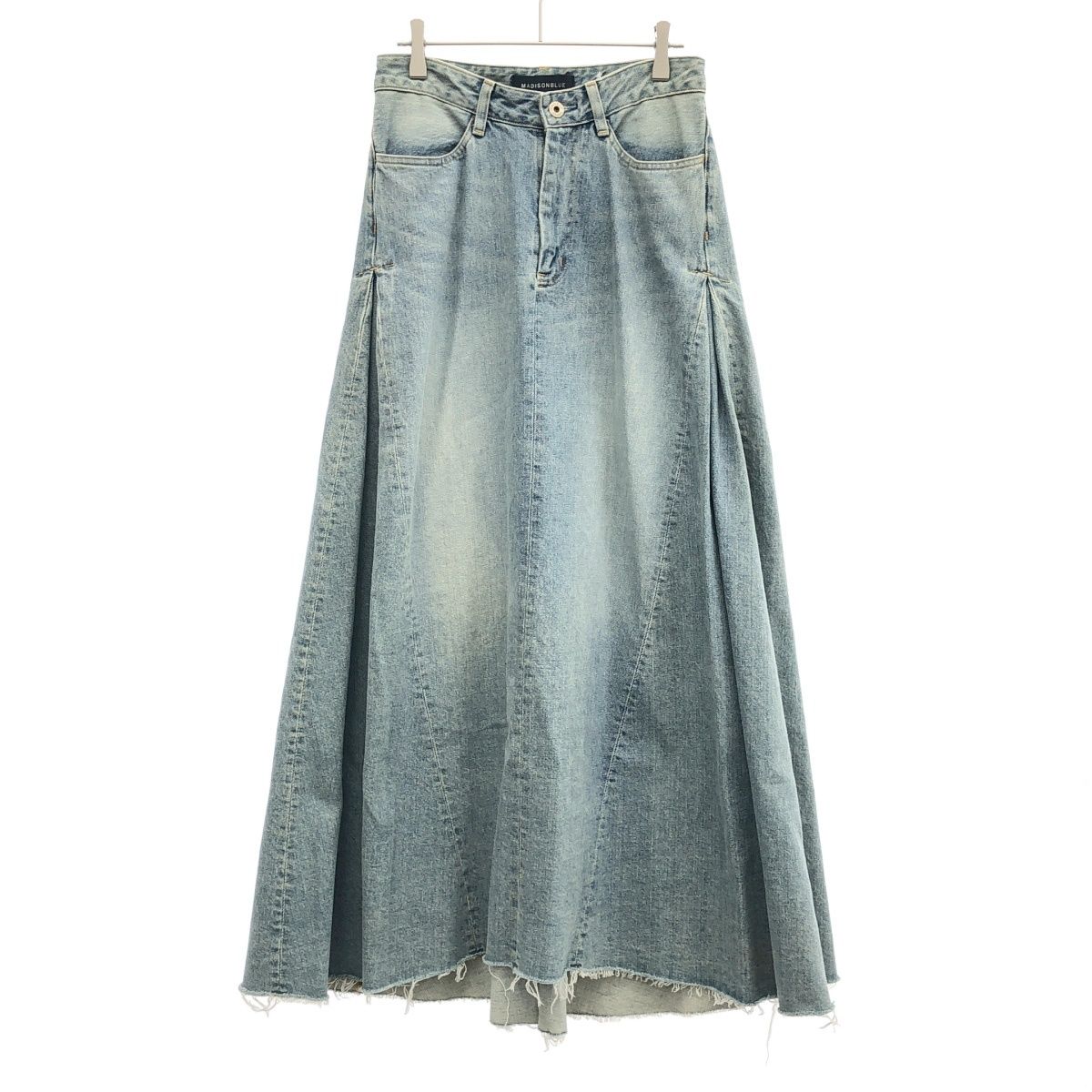 MADISON BLUE マディソンブルー 21SS 5POCKET REMAKE デニムロングスカート MB221-6005 アイスブルー S