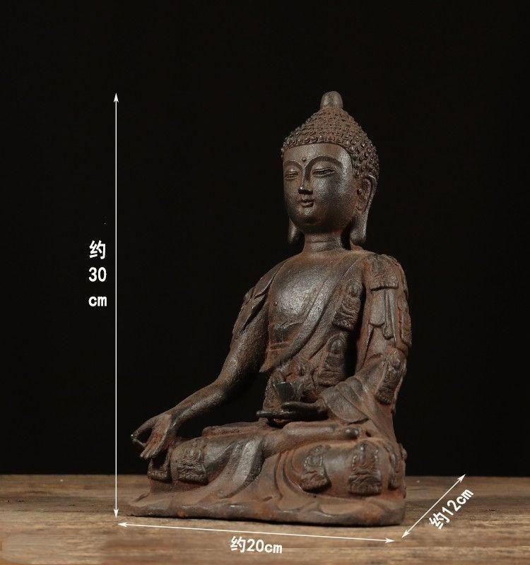 お釈迦様 仏像 鉄器 開運 風水 重厚 極細工 装飾品 工芸品 美術品 置物 釈迦仏像 鉄製 開運 風水 重厚 極細工 装飾品 工芸品 美術品 置物