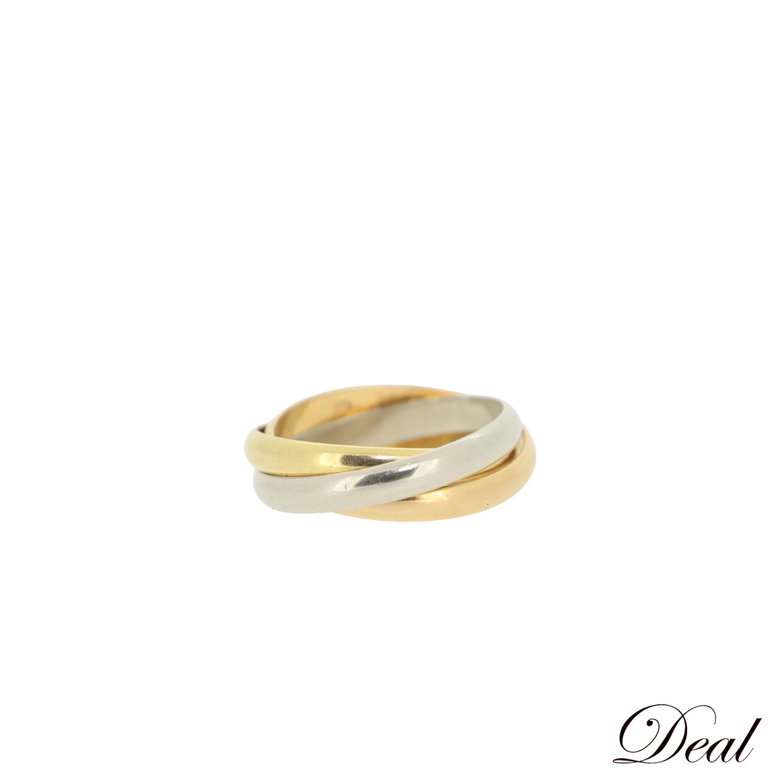 【超美品】カルティエ　トリニティ SM リング　スリーゴールド サイズ58 超美品】カルティエ トリニティ SM リング スリーゴールド サイズ58