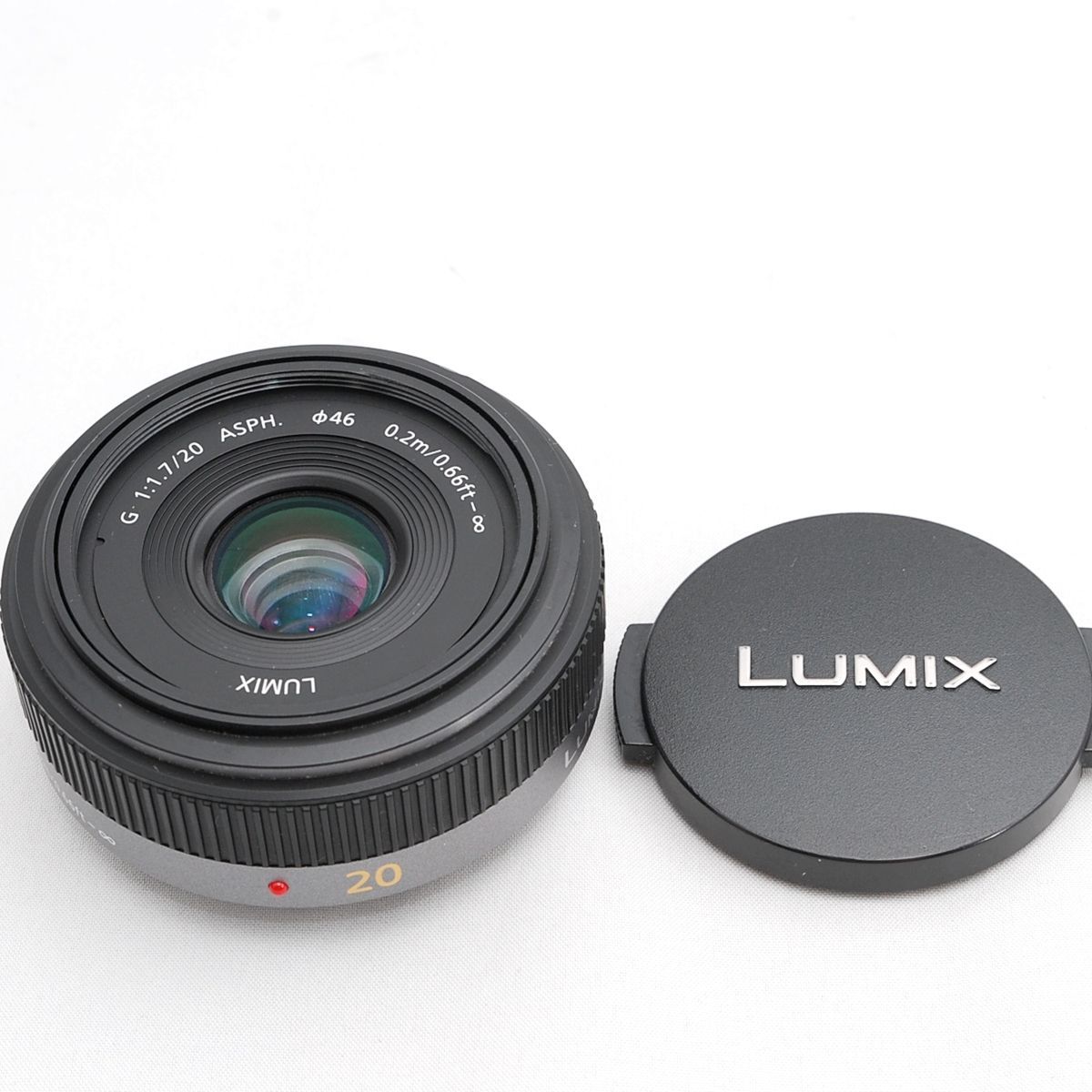 パナソニック LUMIX G 20mm F1.7 H-H020 レンズ 中古 - メルカリ