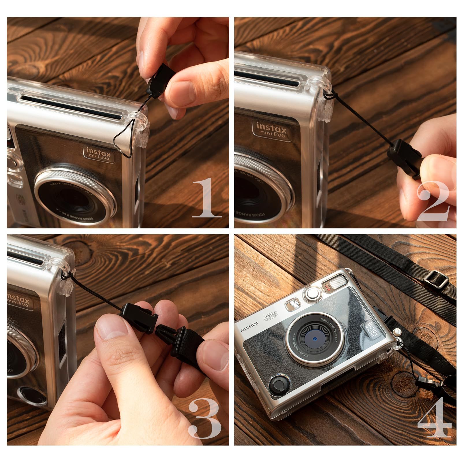 新品 ハード 傷つけ防止 Evoケース mini mini 軽量 軽量 instax instax 