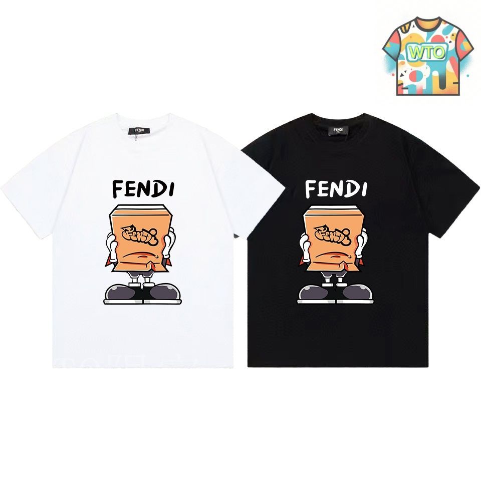 Fendi Tシャツ Sサイズ FENDI フェンディ クルーネックTシャツ メンズ | メンズ