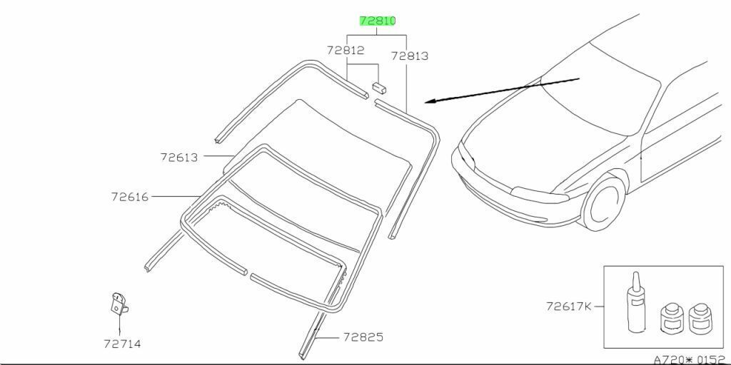 ○未使用 日産 S14 シルビア 純正 フロントガラスモール ウインドシールド モールディング セット NISSAN Molding set,  windshield - メルカリ