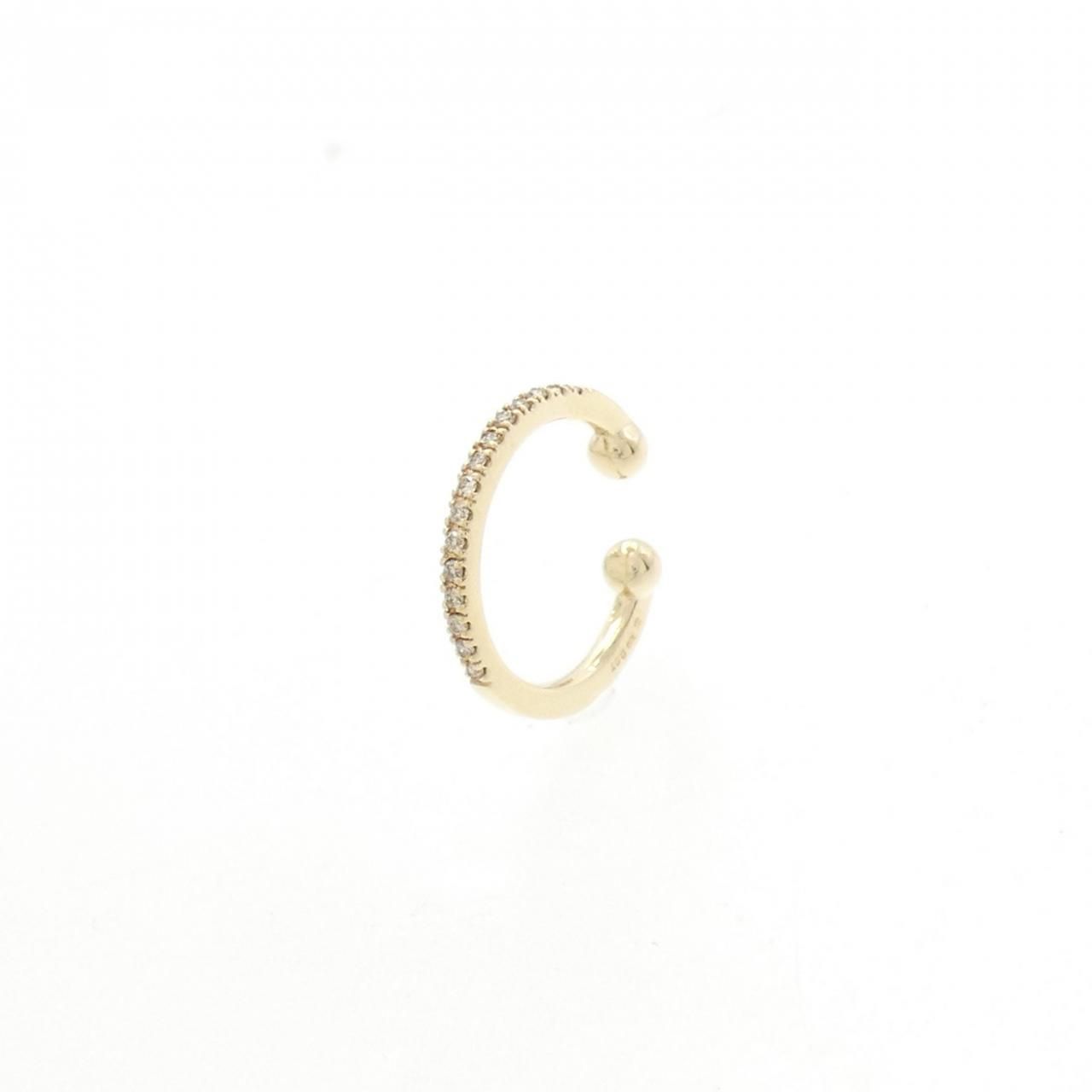 ヒロタカ ダイヤモンド イヤーカフ 0.07CT 片耳