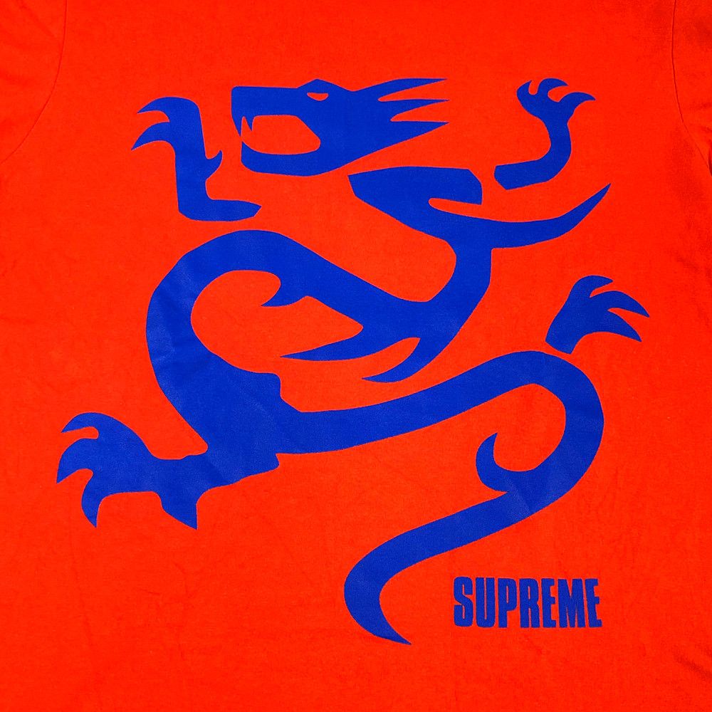 オレンジL Supreme 23SS MOBB DEEP Dragon Tee-