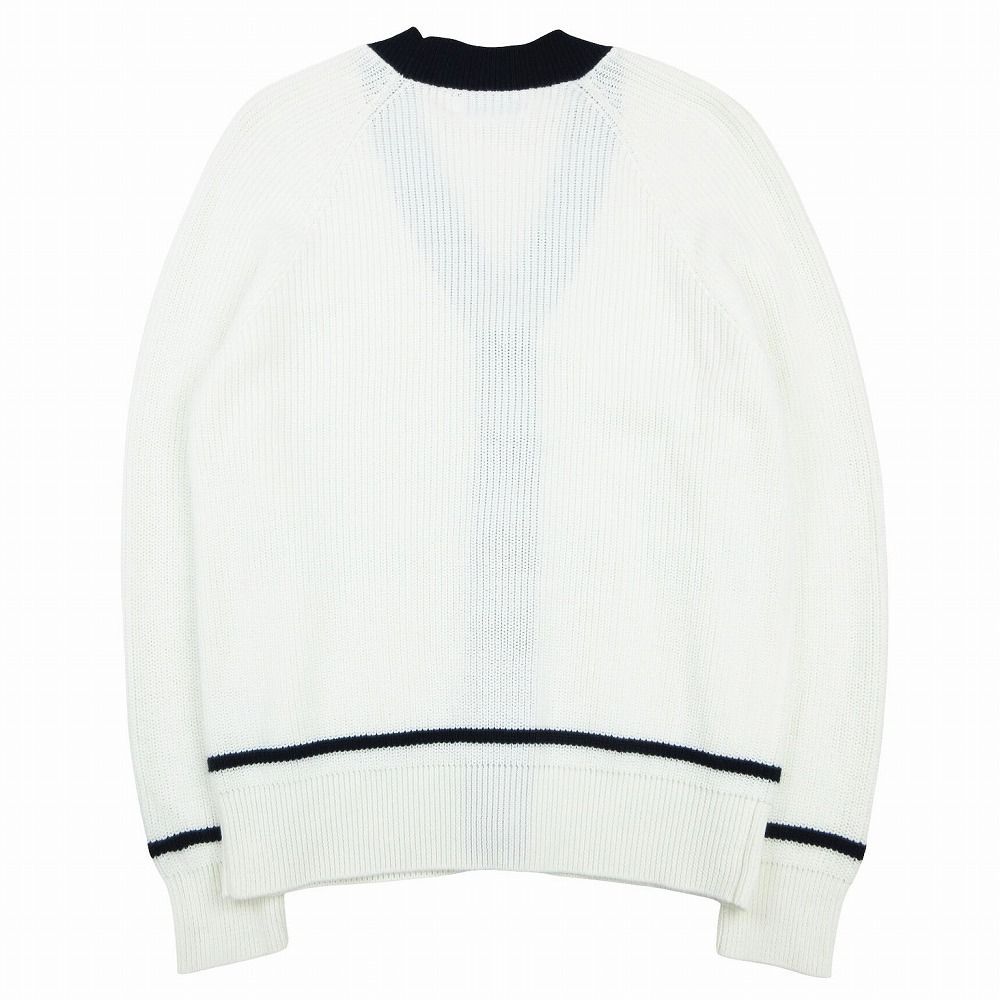 Brunello Cucinelli ブルネロクチネリ 金ボタン ニット バイカラー