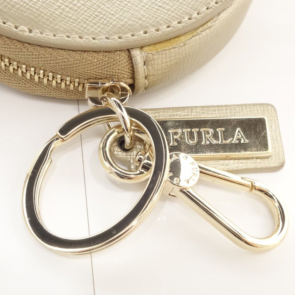 フルラ Furla キーリング付 バッグチャーム コインケース レザー